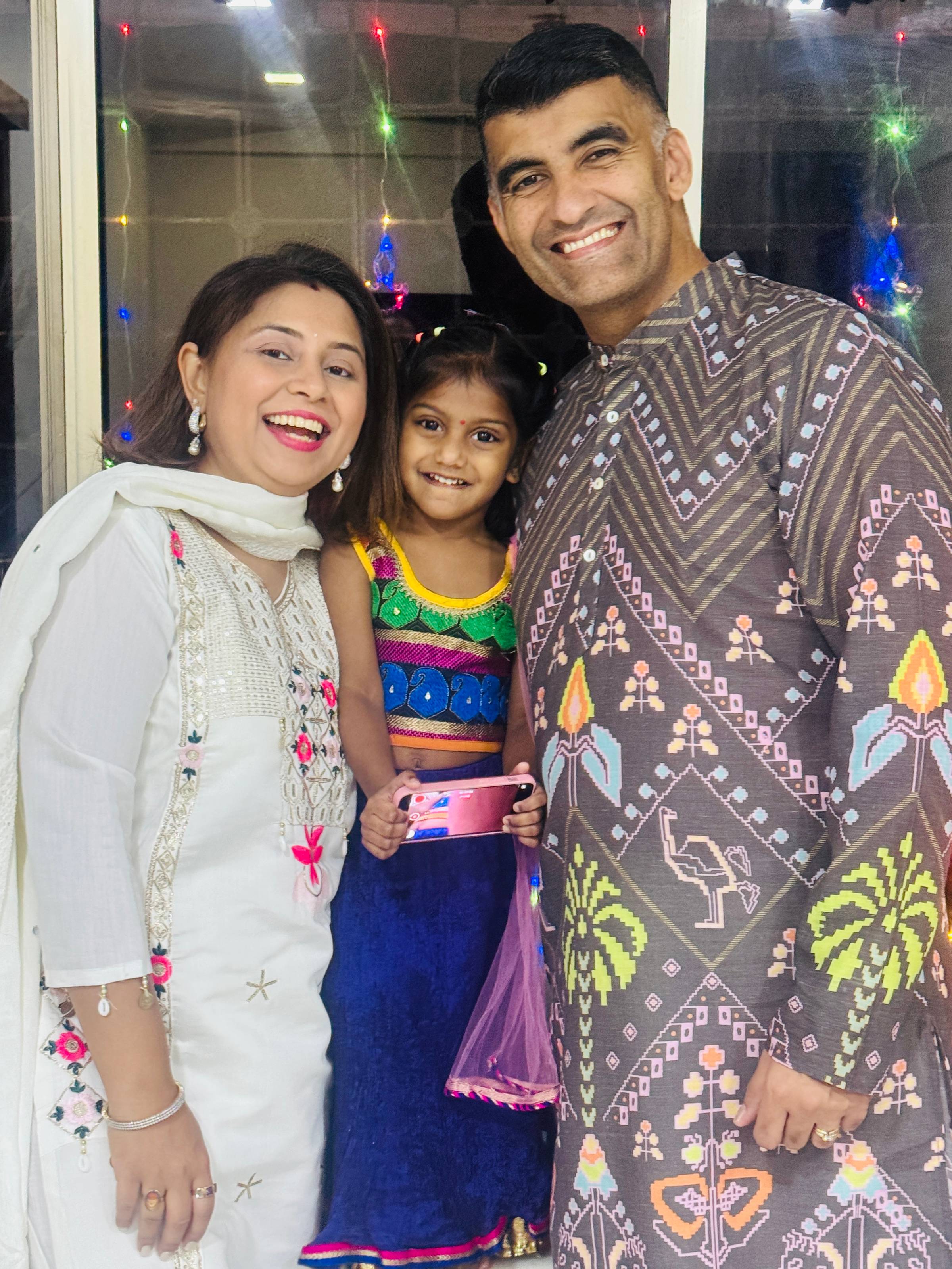 Diwali with Shweta and Prisha