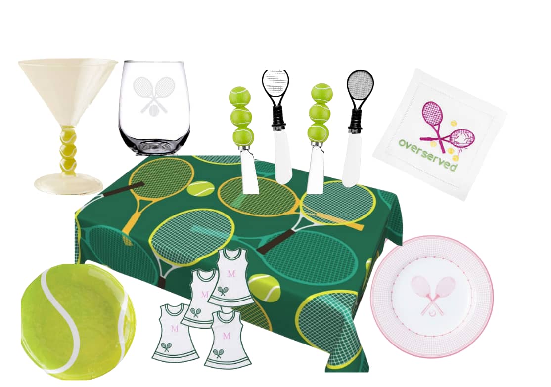 us open, us open party, tennis party ideas, tennis core, us open party ideas, tennis party