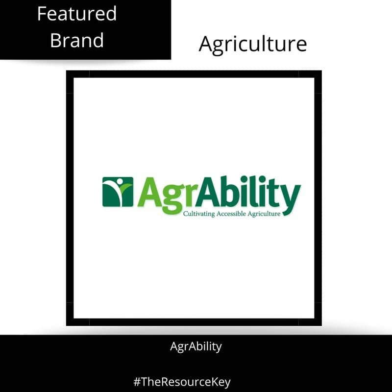 AgrAbility logo with the text featured brand.