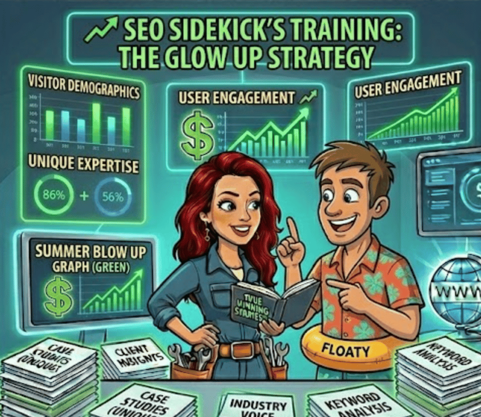 The SEO sidekick teaches a business owner how to get his website summer ready.