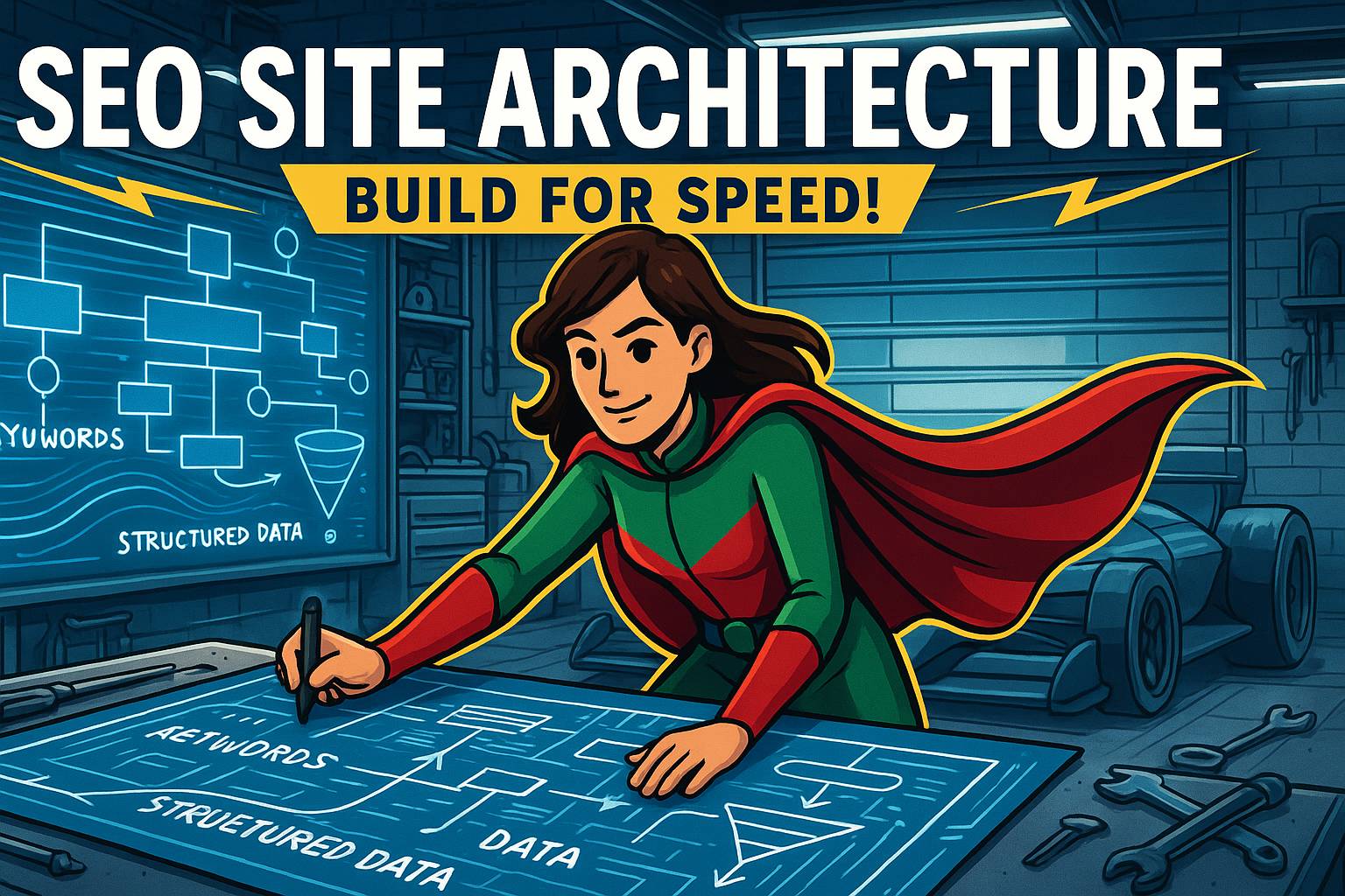SEO Sidekick is reviewing the speed map for site architecture