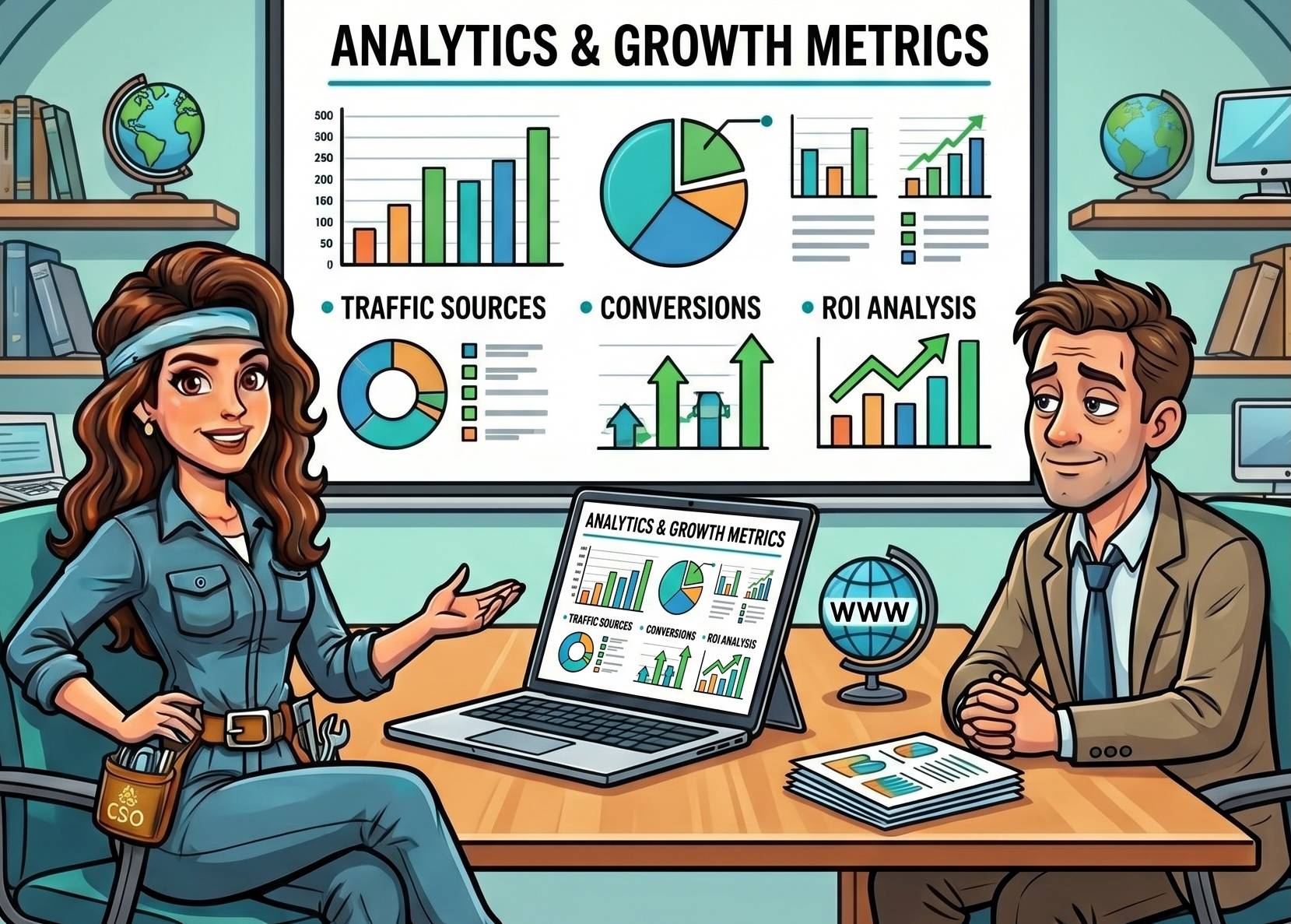 SEO Sidekick showing a business owner what matters in AI SEO