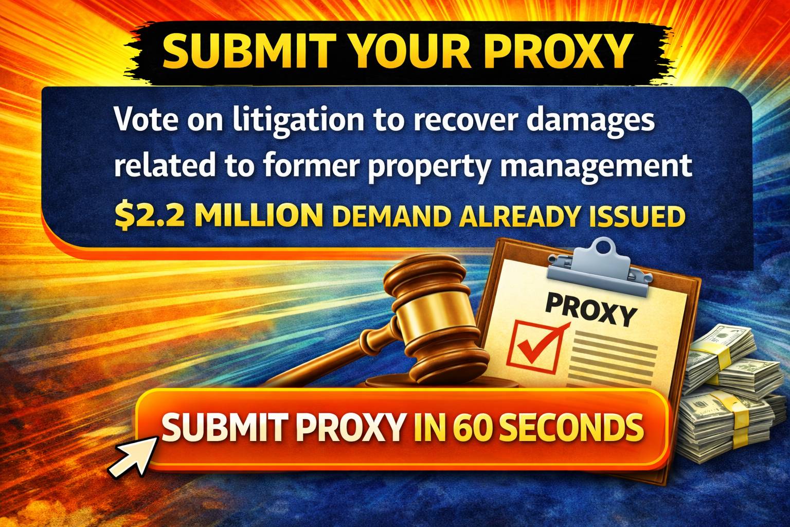 Submit your proxy in about 60 seconds