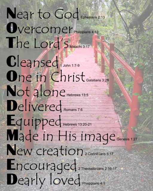NOT CONDEMNED on Red Bridge background