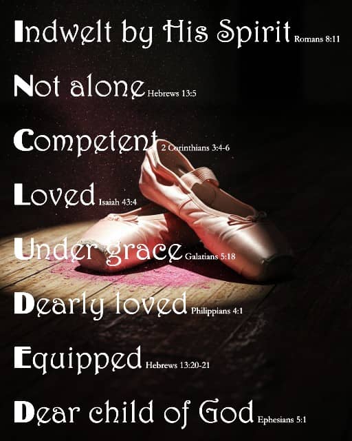INCLUDED on Ballet background