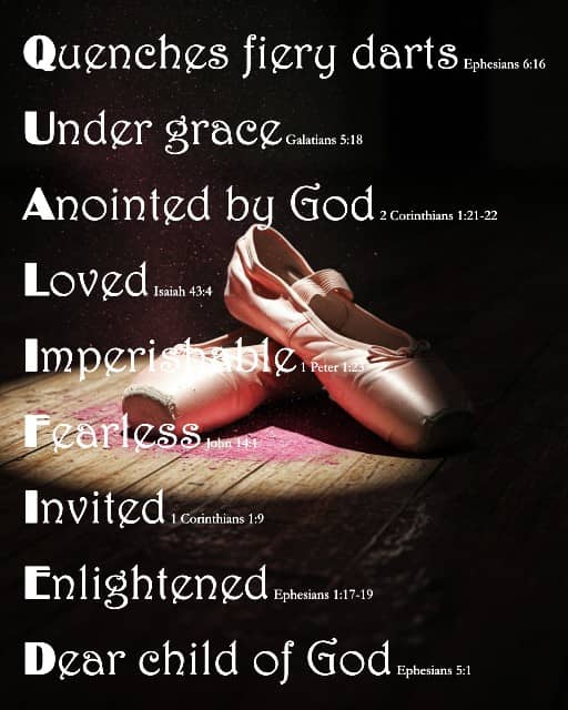 QUALIFIED on Ballet background