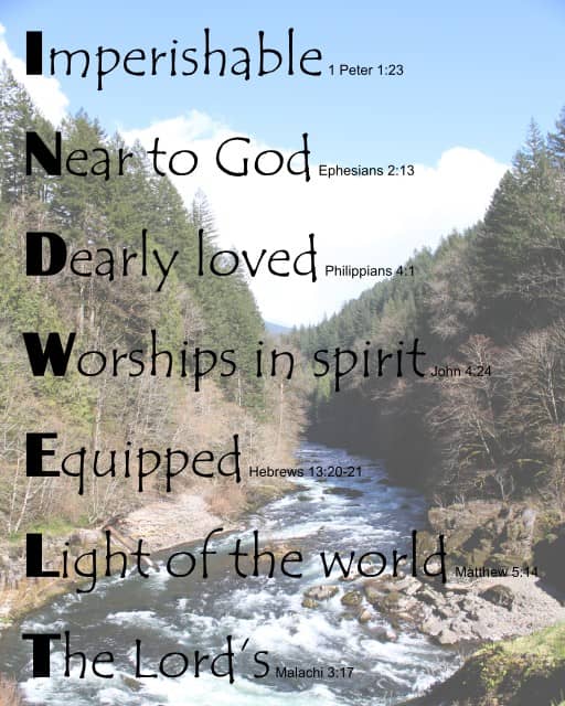 INDWELT devotional design