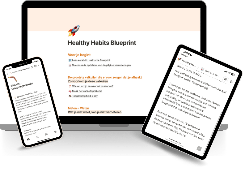 Healthy Habits Blueprint