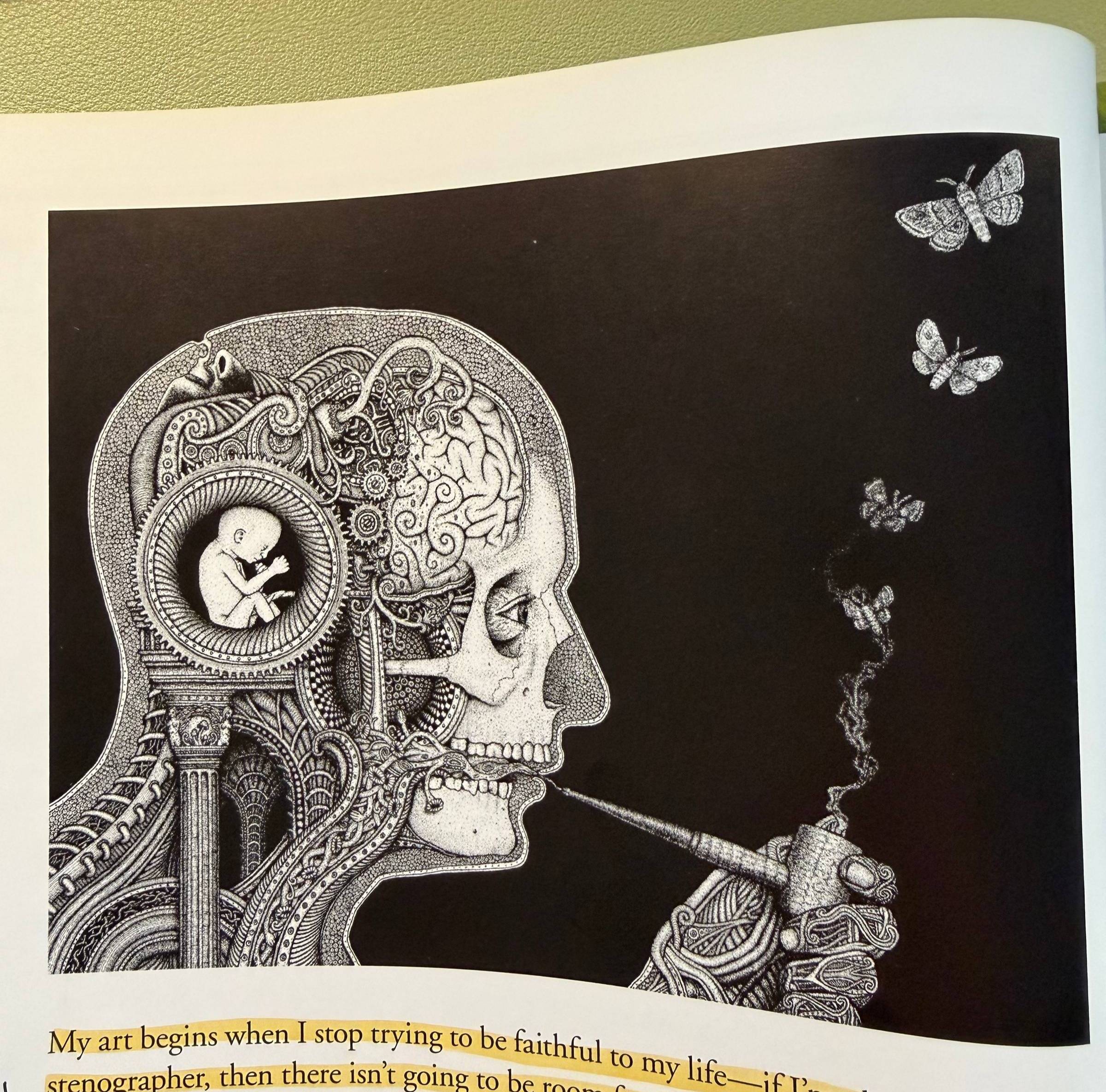 "Cognitive Transformation" by Ben Tolman (2004), as featured in Wonderbook by Jeff Vandermeer.