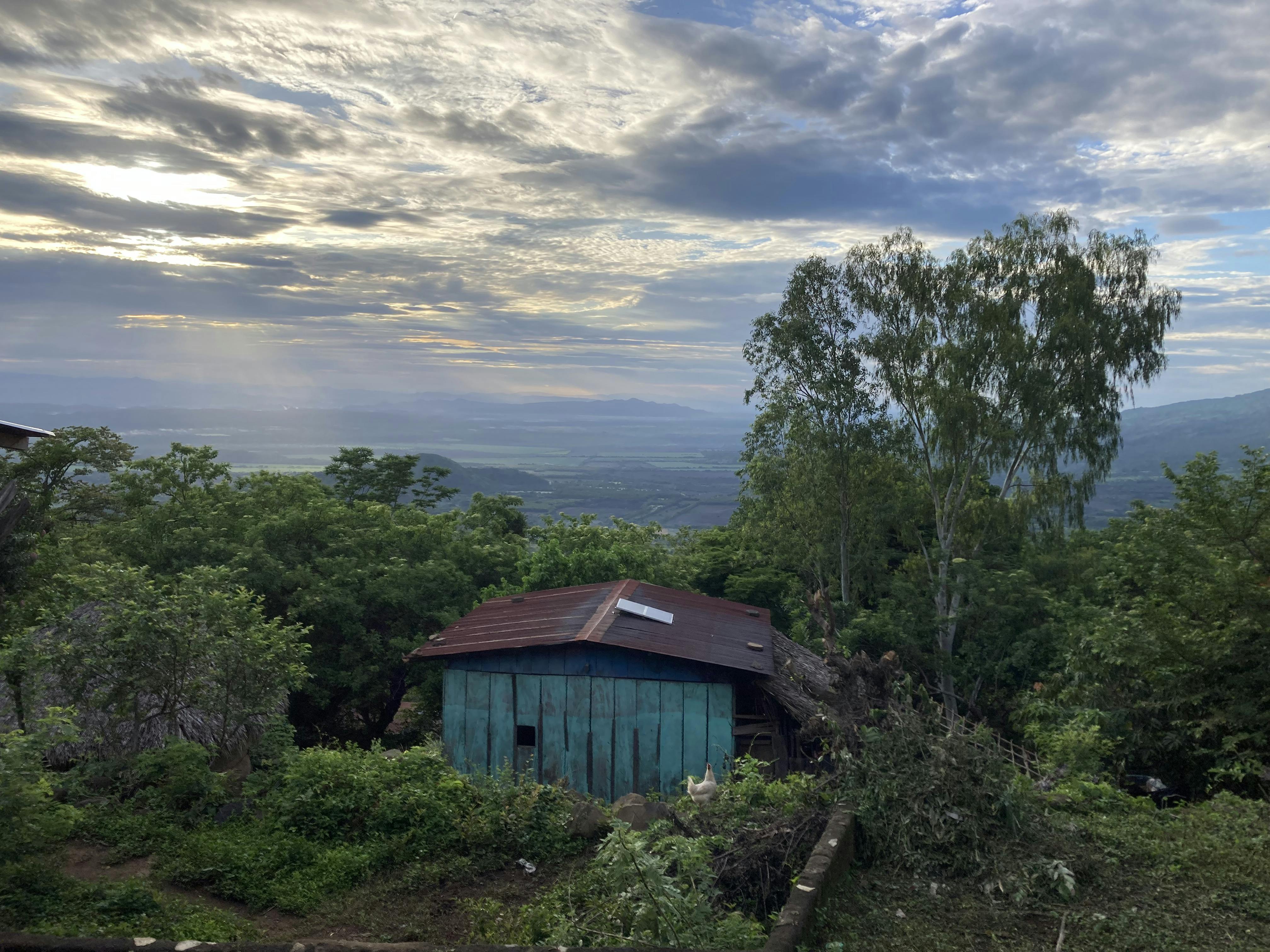 House on Nicaraguan hillside
