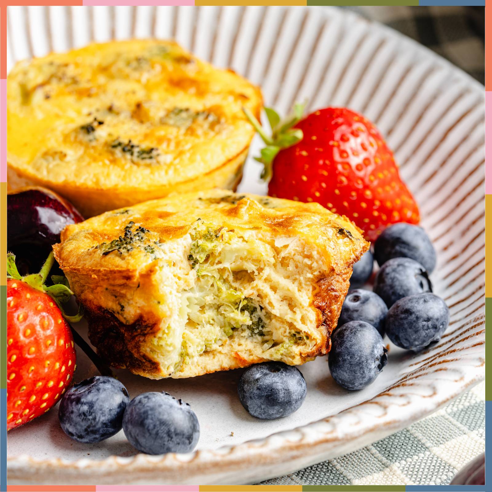 broccoli cheddar egg bites 