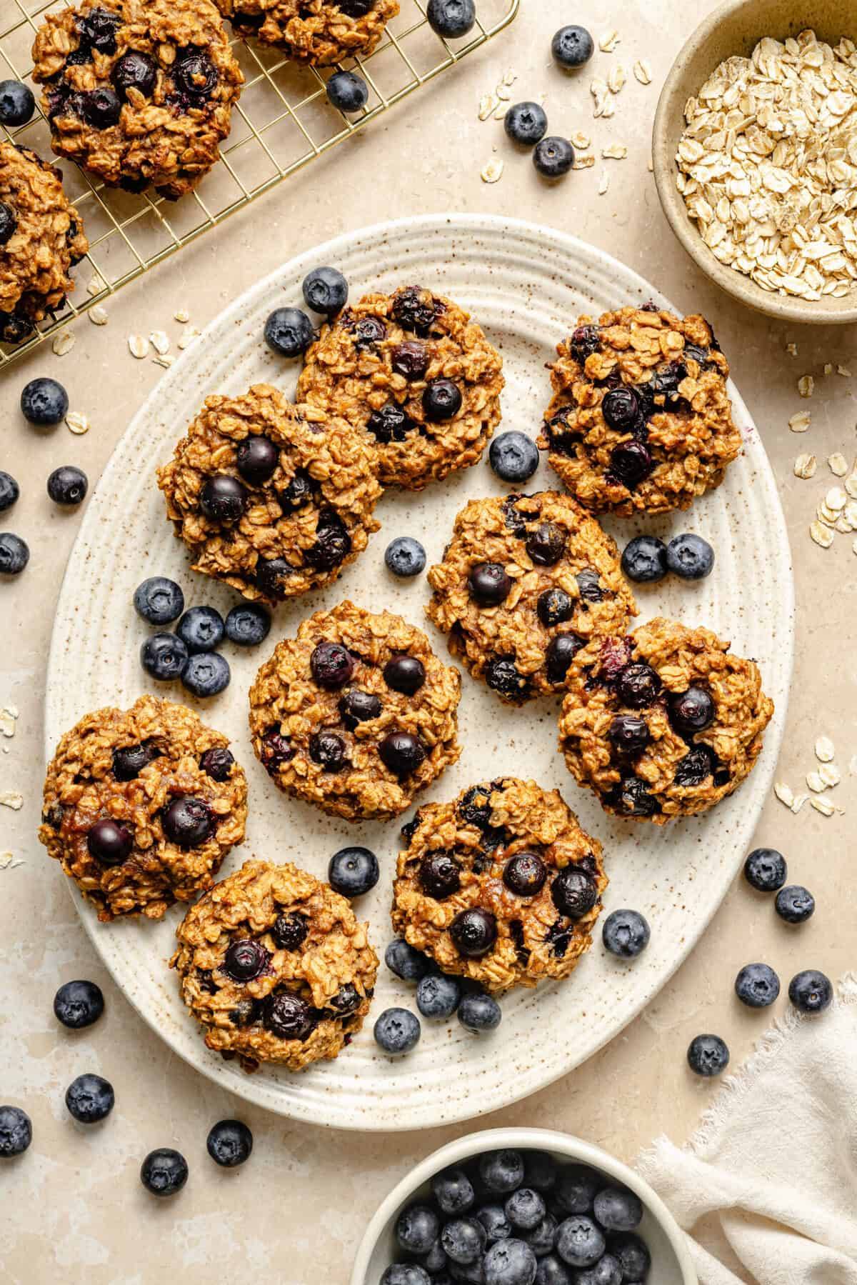 blueberry breakfast cookies