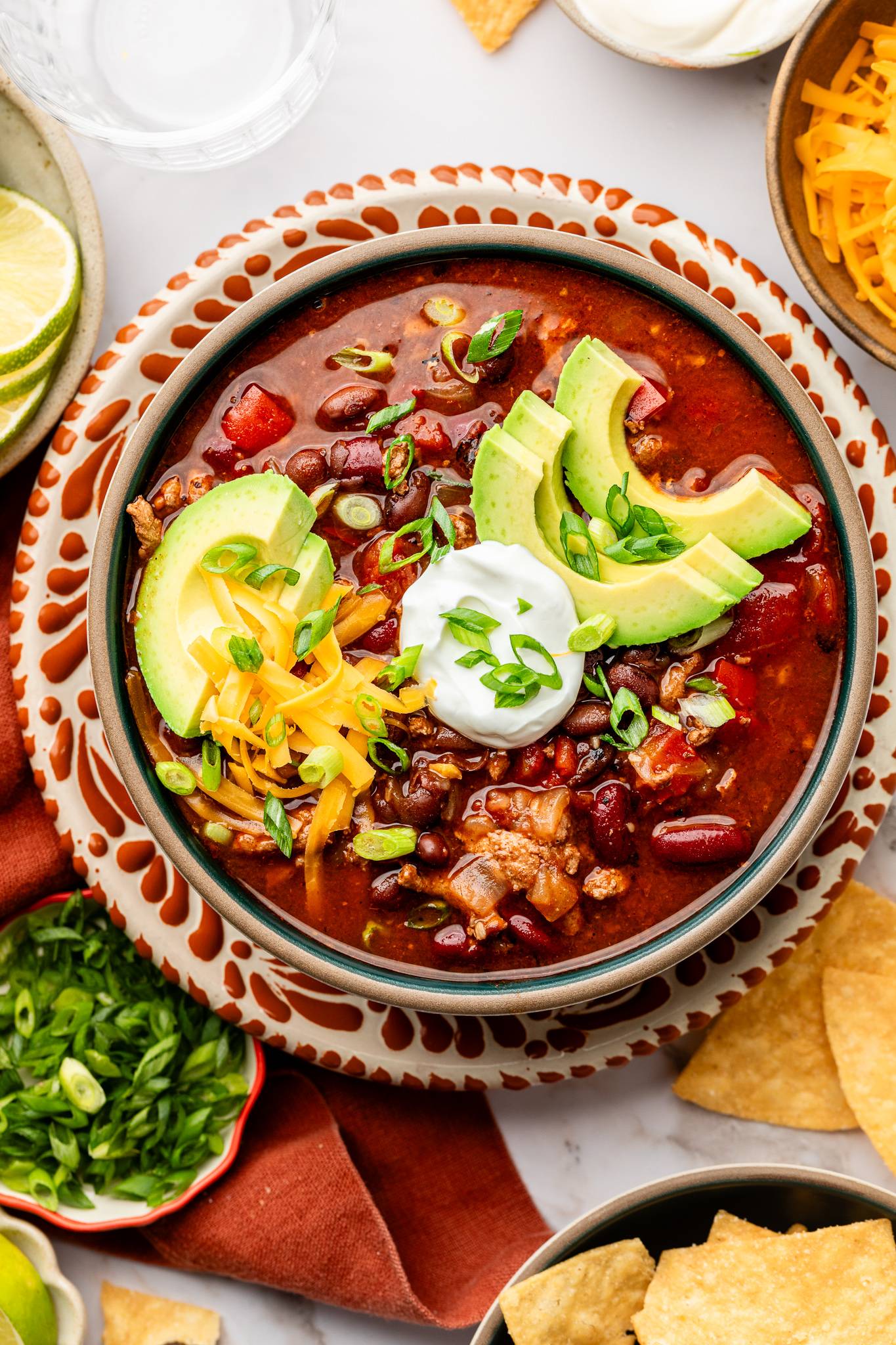 slow cooker turkey chili
