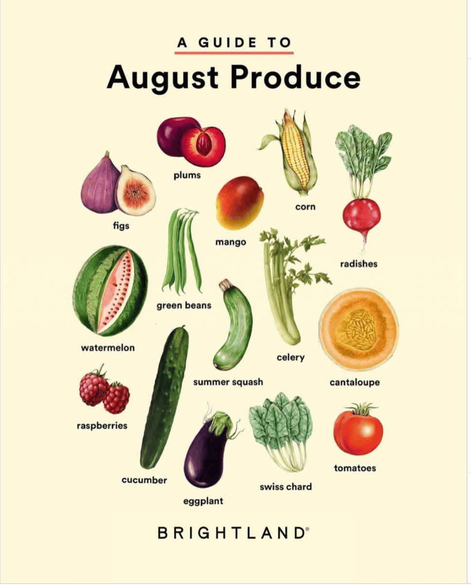 a guide to august produce