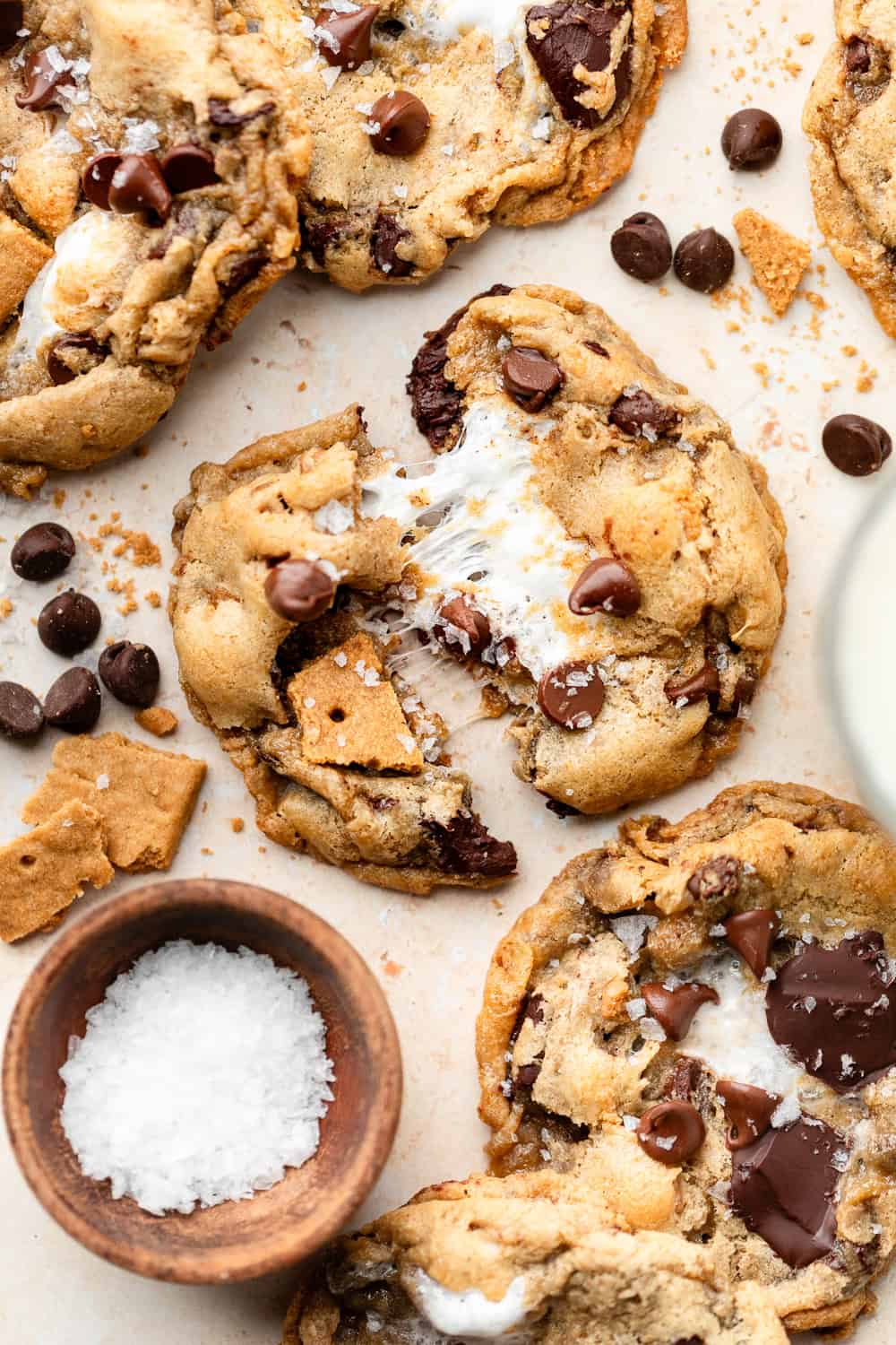 gluten free s'mores cookies