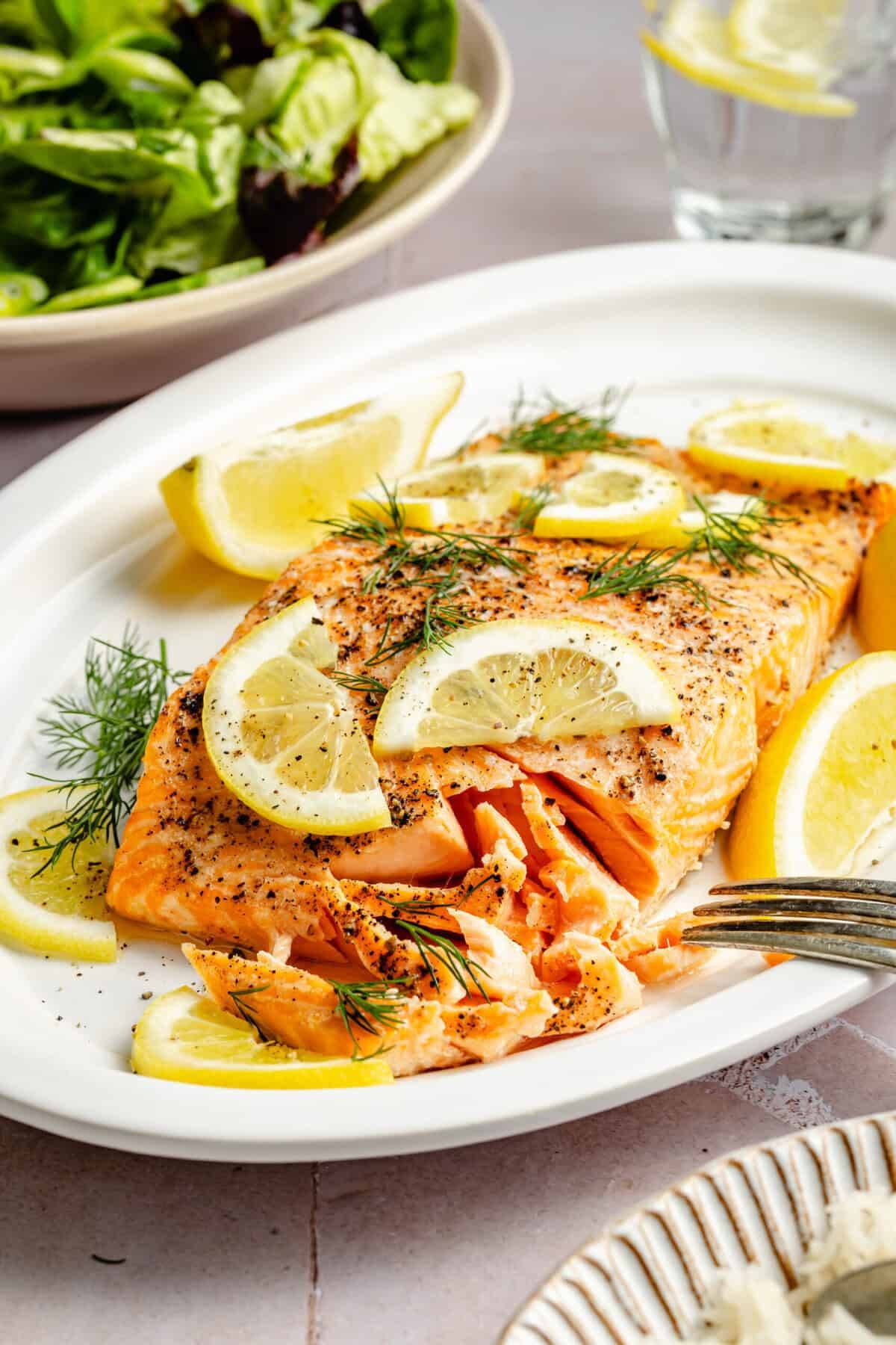 simple baked salmon