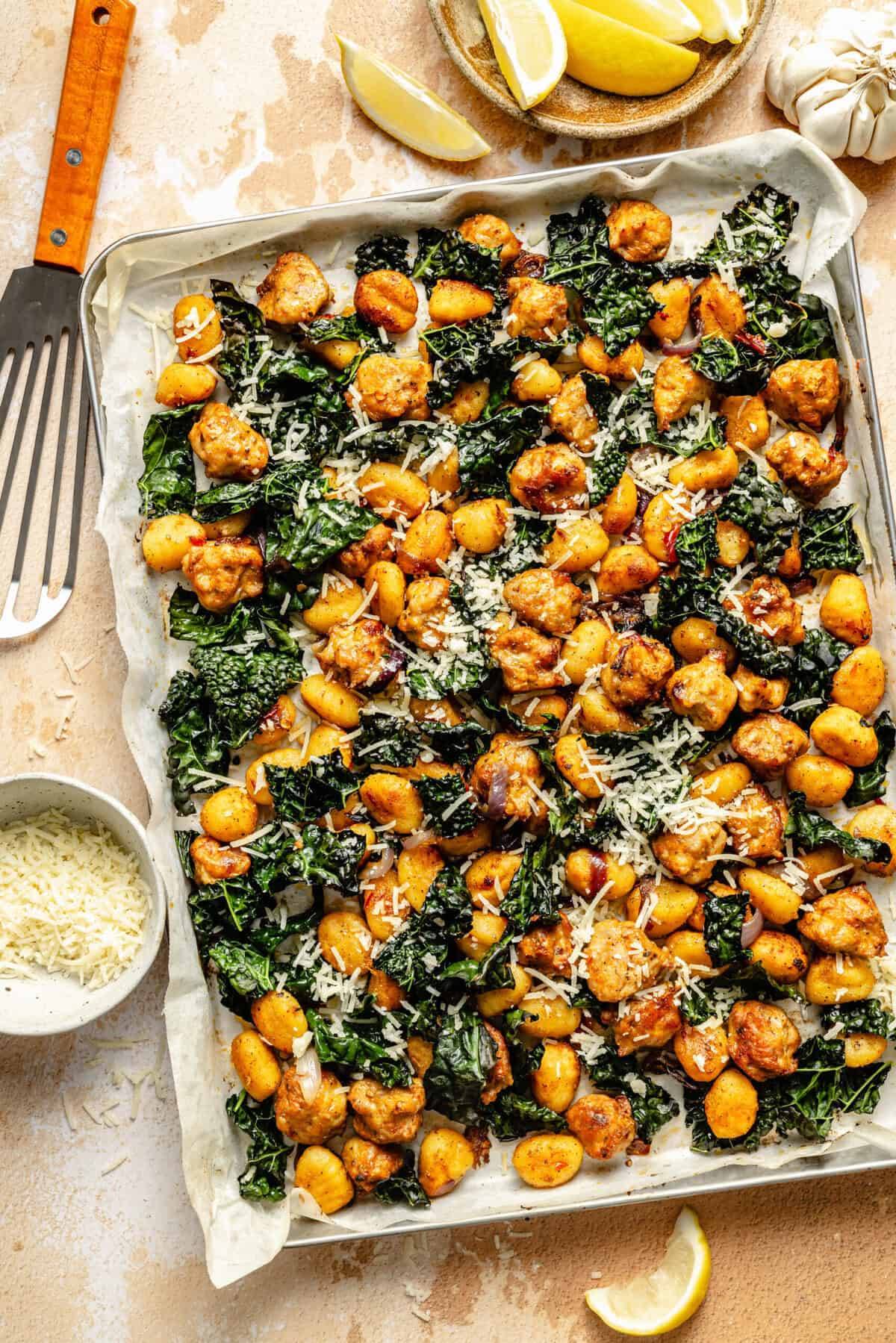 sheet pan gnocchi