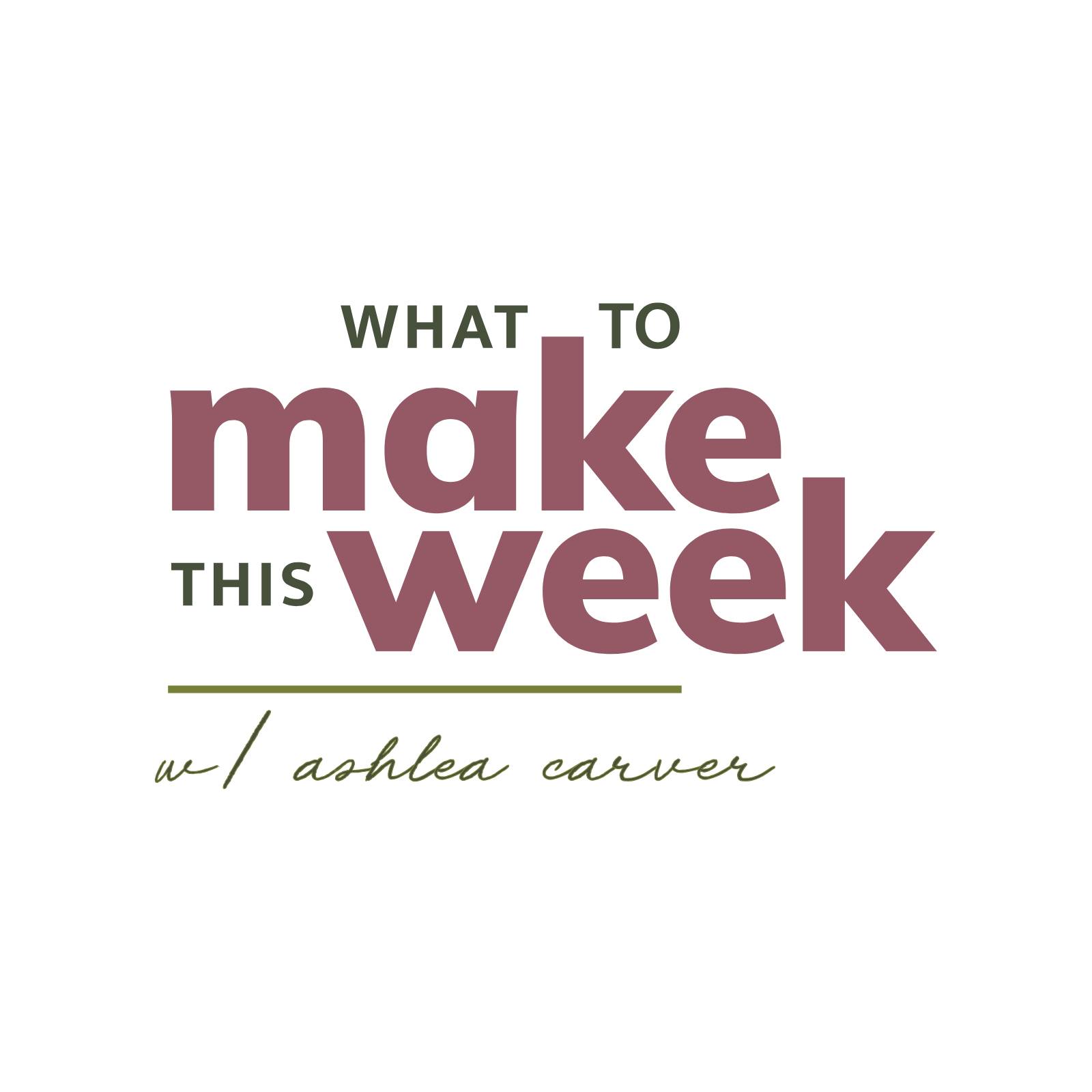 what to make this week logo