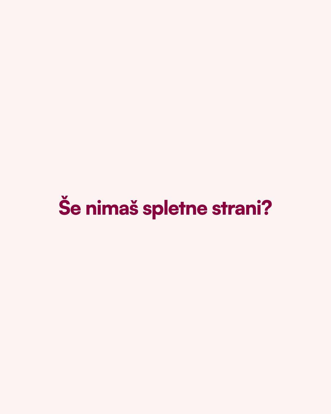 Veliko podjetnic čaka.

Da bodo bolj pripravljene.
Da bodo imele več časa.
Da bodo bolj “jasne”.

Ampak resnica je:
jasnost pride skozi proces. Ne pred njim.

Spletna stran ni samo “še ena stvar”.
Je prostor, kjer tvoj biznis stoji na svojih nogah.

In ne, ne rabiš 20 podstrani.
Rabiš premišljeno strukturo in jasno sporočilo.

Če že nekaj časa čutiš, da je čas vzami to kot znak 🌿

V marcu imam še 2 prosti mesti. 

DM “START” ali rezerviraj spoznavni klic preko linka v bio.

#prvaspletna #kreativninasvet #startupslo #spletnaStran #femaleentrepreneur #digitalnimarketing #nasvetiZaPodjetnice #WebDesign #webdesigner #webflowdesigner #webflow