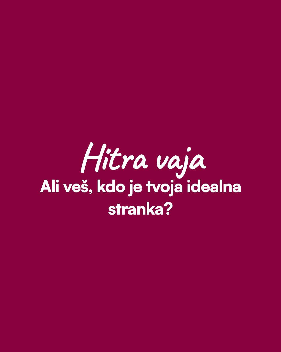 Hitri mini-tip za definiranje idealne stranke! 💡 

Prejmi celoten freebie in začni danes. 
V DM mi napiši "STRAN".

 #startupslo #kreativnost #femaleentrepreneur #podjetnistvo #nasvetidopodjetnic #digitalnimarketing