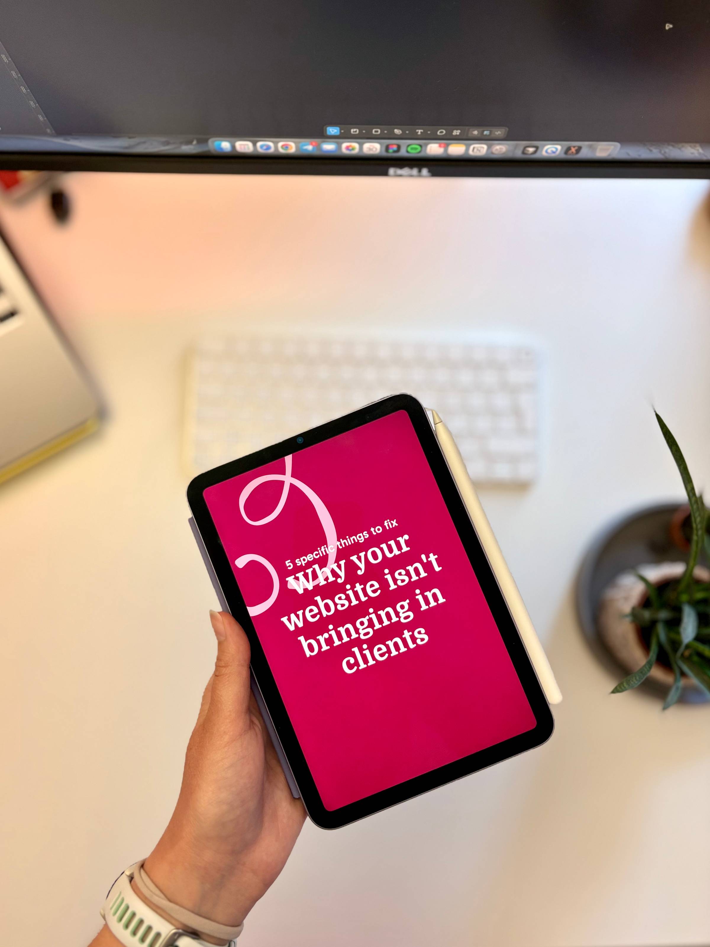 Free guide: why your website isn't bringing in clients — for consultants and coaches
