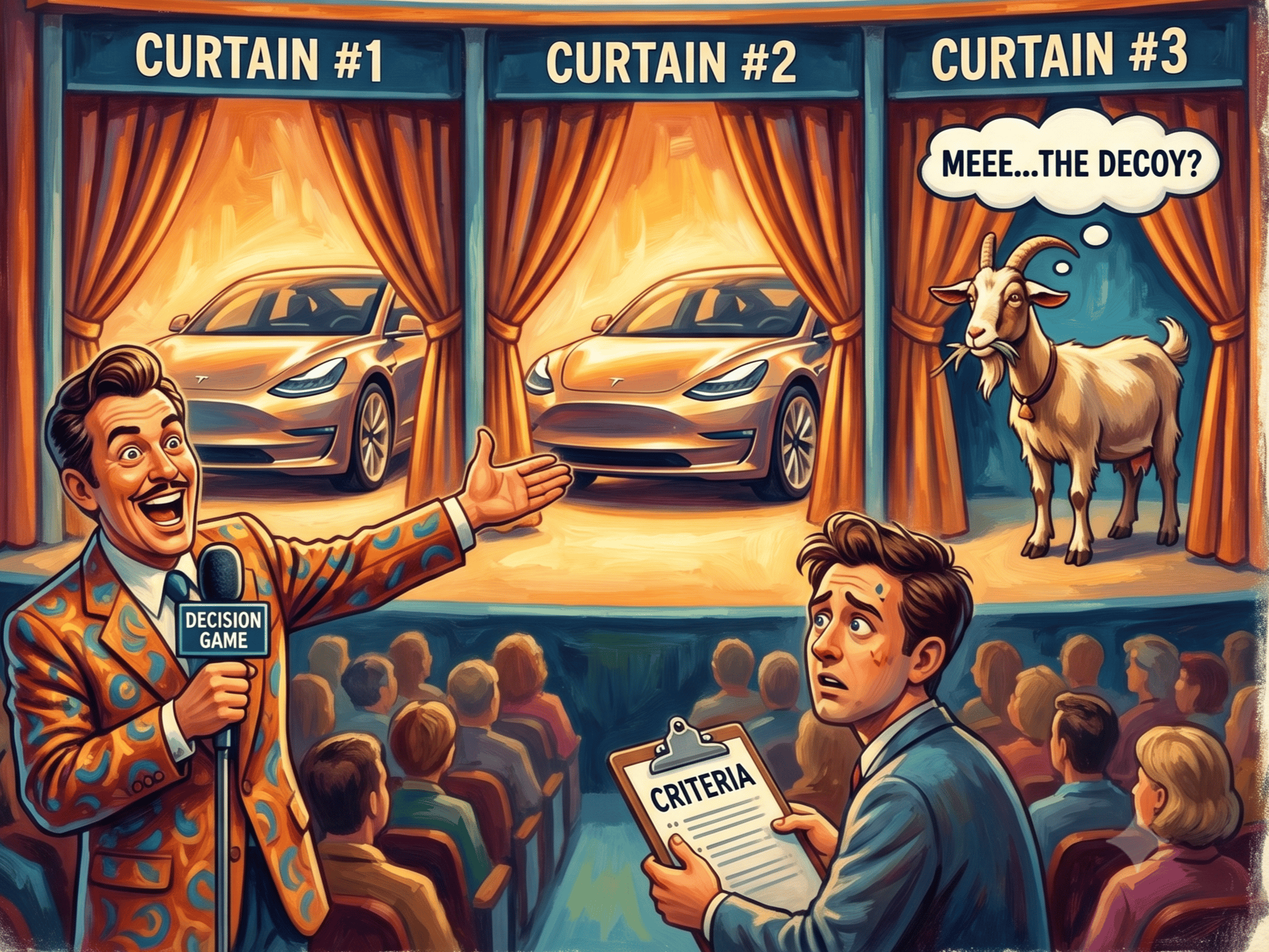 lets make a deal just not the goat - google gemini