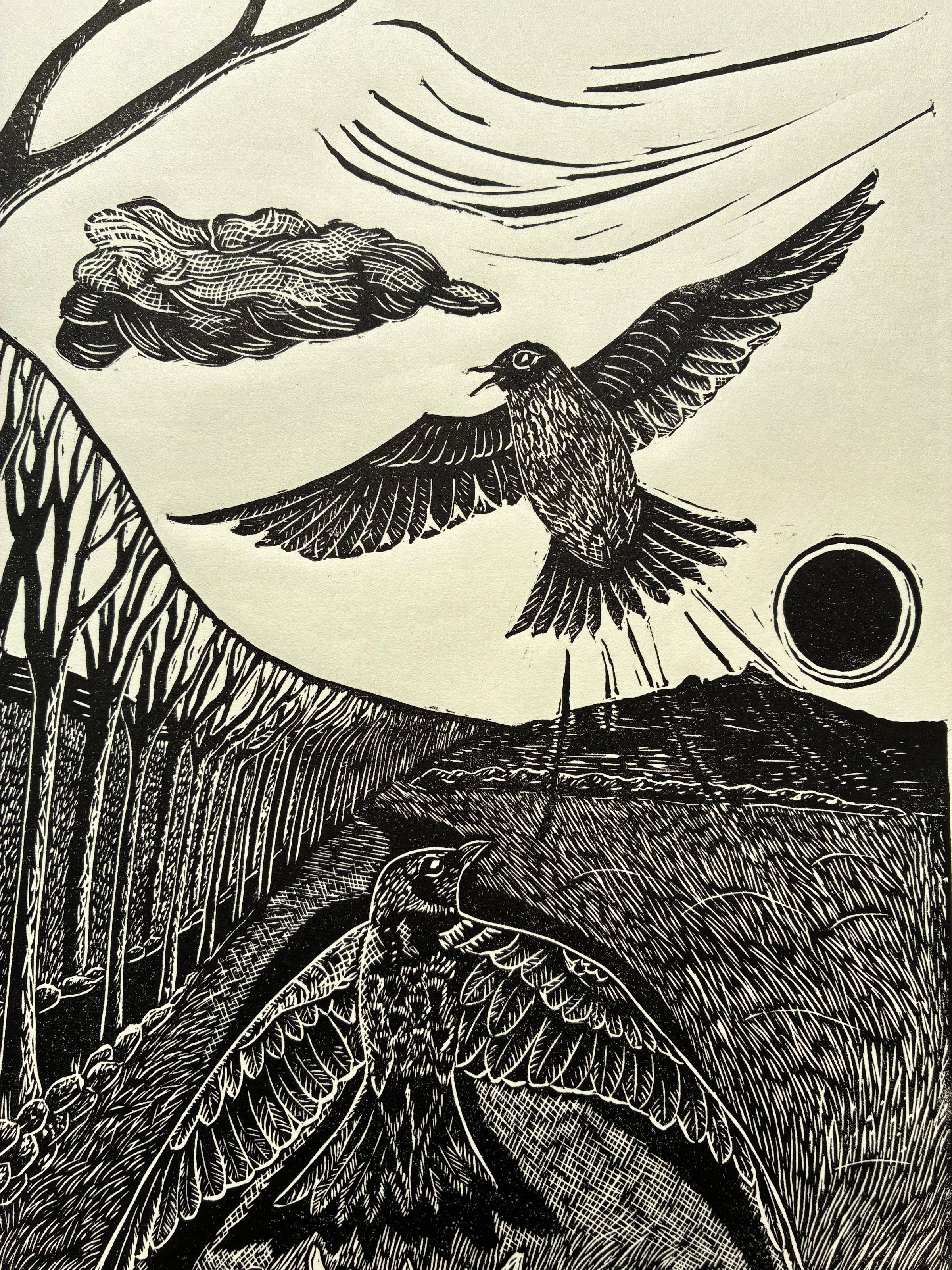 Larklore and mistle thrush lore