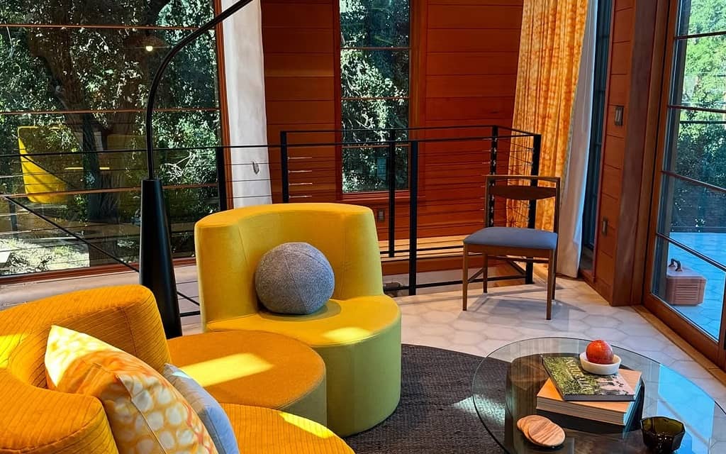 Main living area of Paraiso de Rocas Antiguas, a custom ADU designed and built by Home Front Build and CarbonShack.