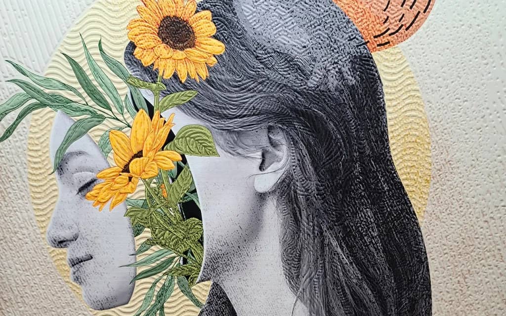 Roland DGA print of biophilic woman at HD Expo 2026
