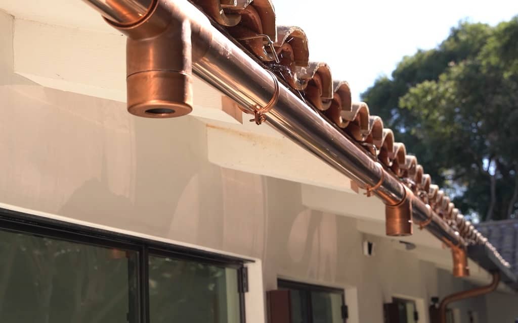 Sonic Fire Tech acoustic copper piping on test house