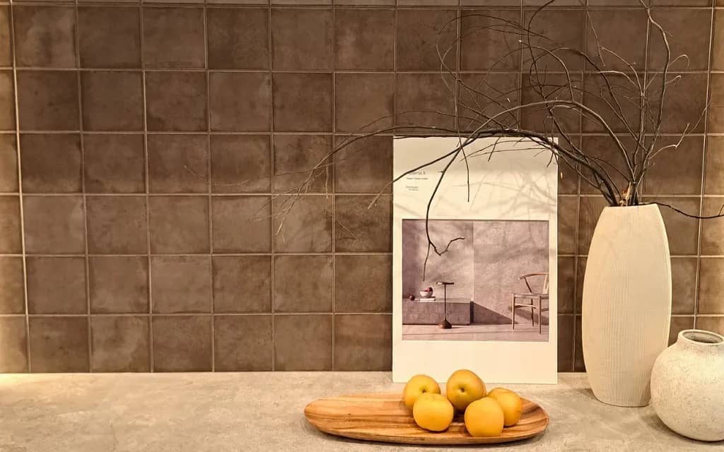 Sabi tile setting in the Portobello America exhibit space at Coverings 2026