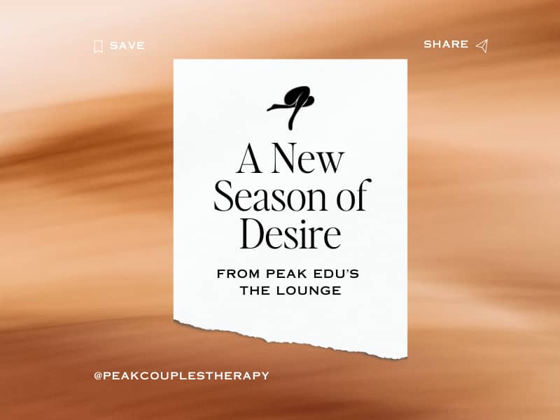 A new season of desire