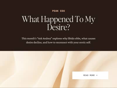 What happened to my desire? 