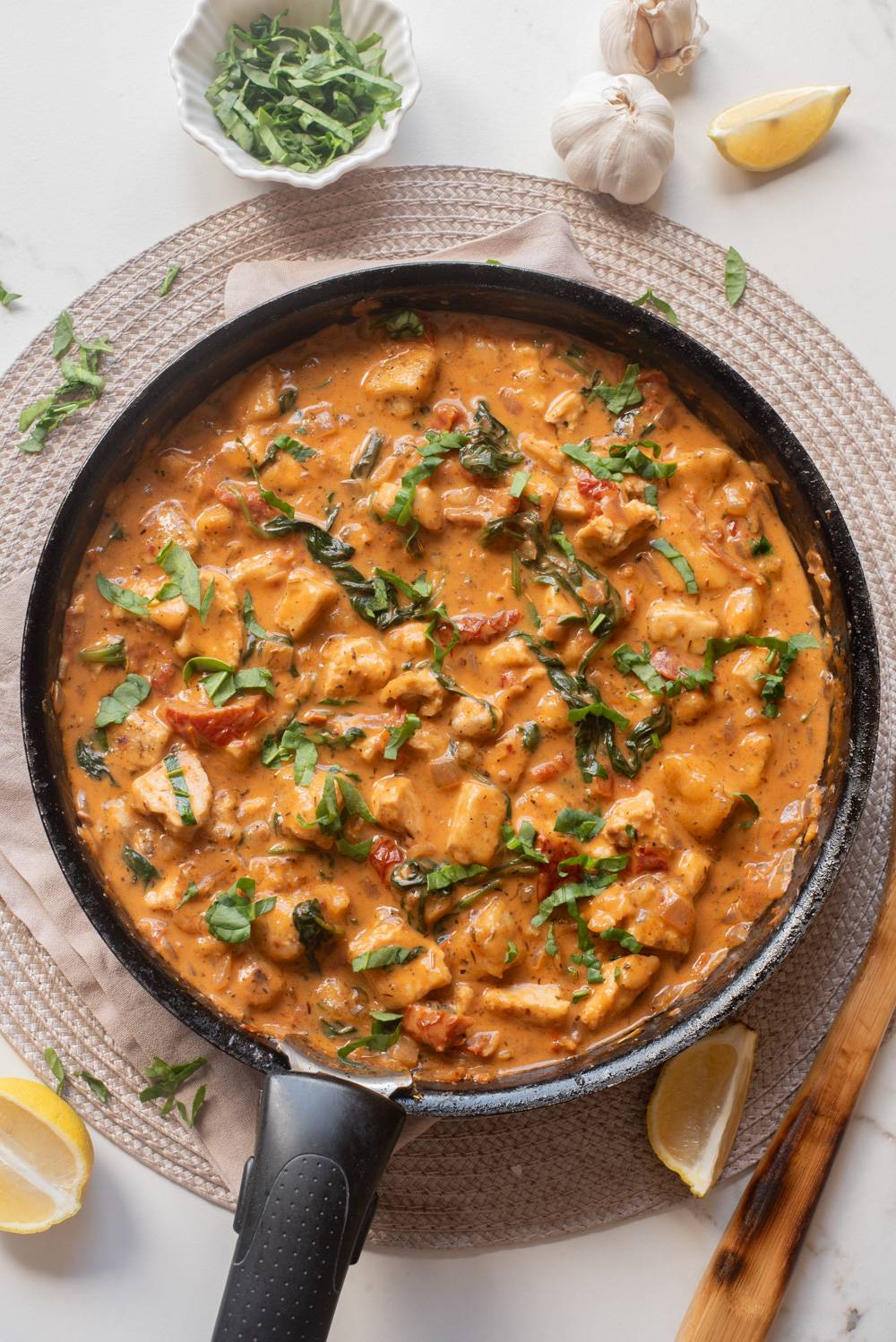 Skillet of marry me tofu