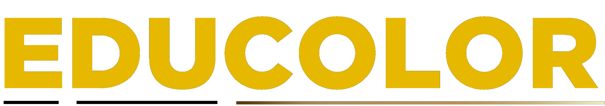 EduColor logo in gold-yellow