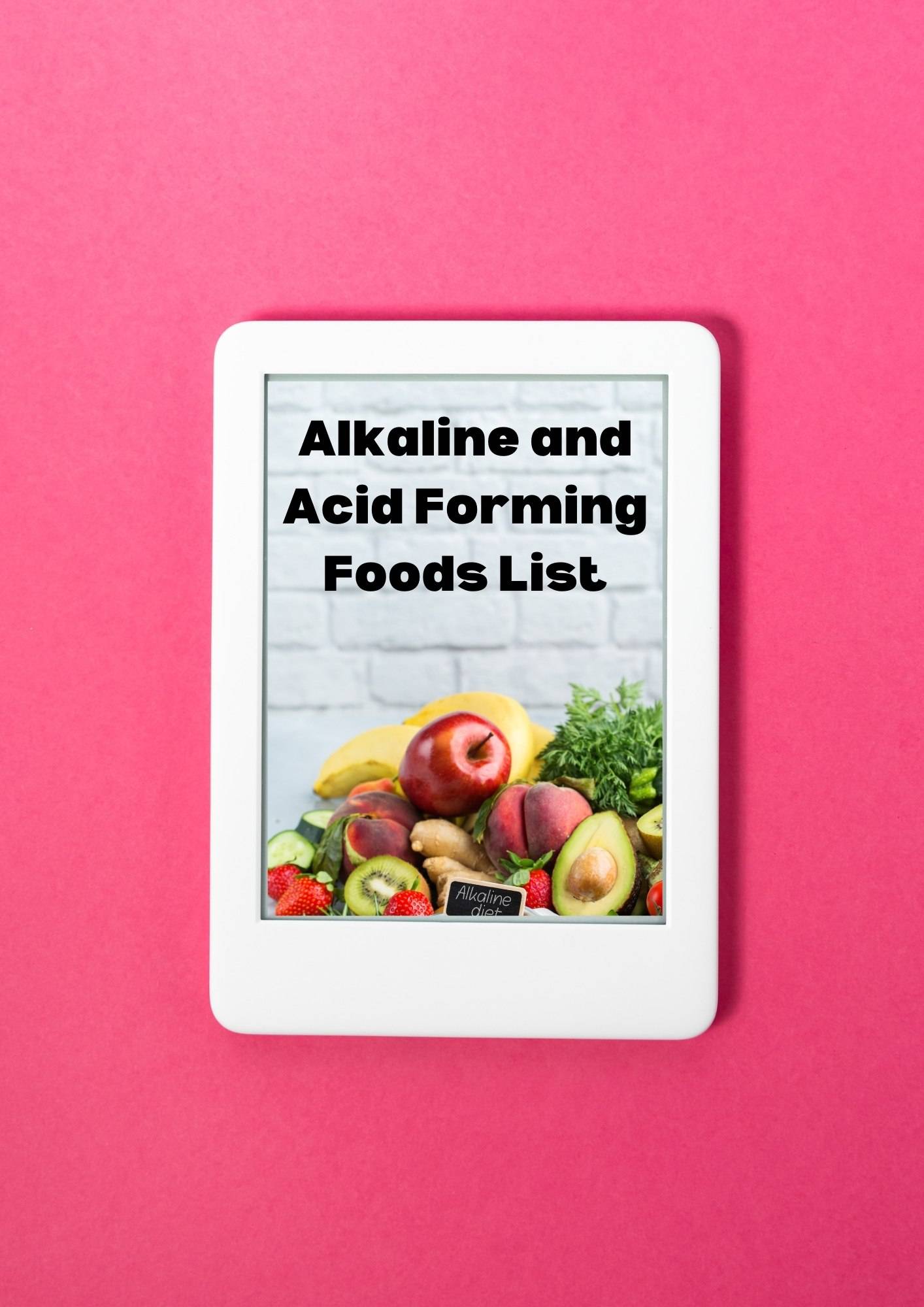 Alkaline And Acid Forming Food List