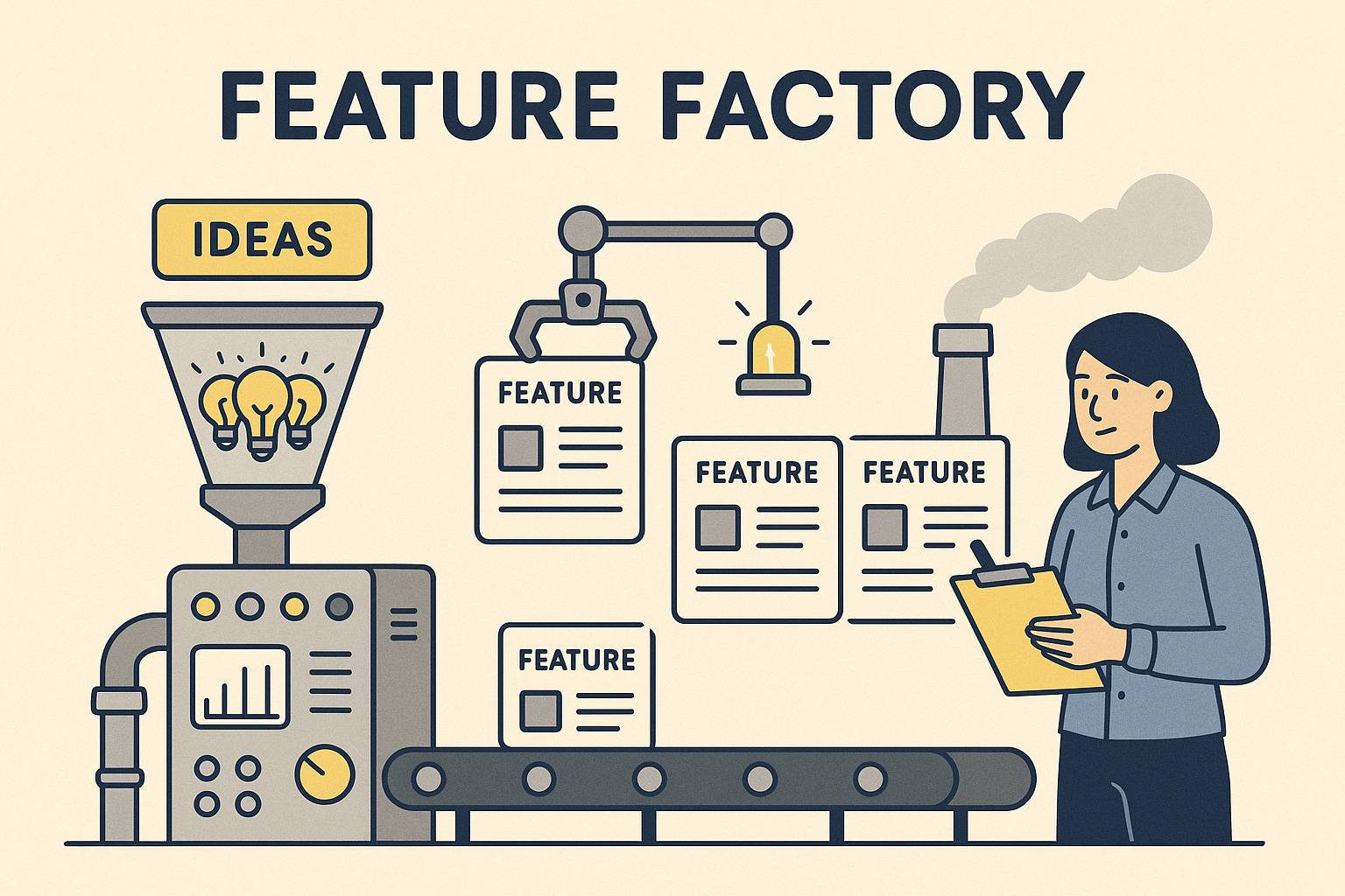 We can't feature our way to product success