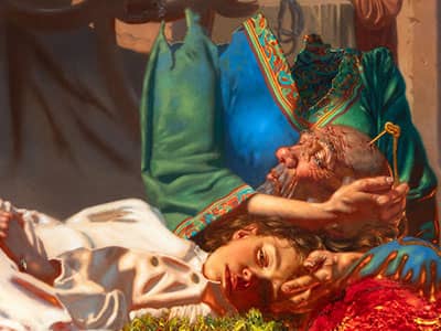 Malleus Maleficarum (detail) by Patrick Devonas