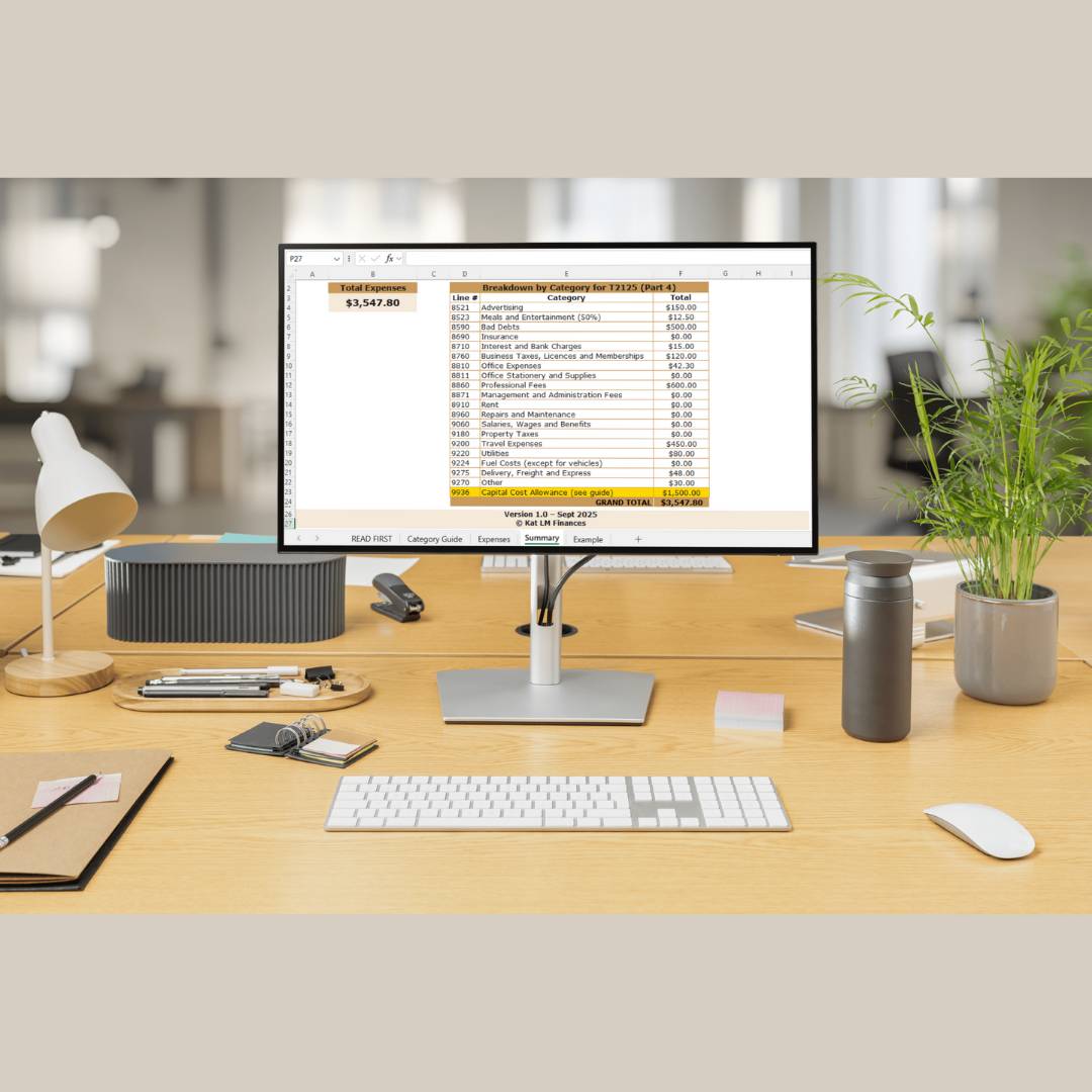 Sole Proprietor Business Expense Tracker