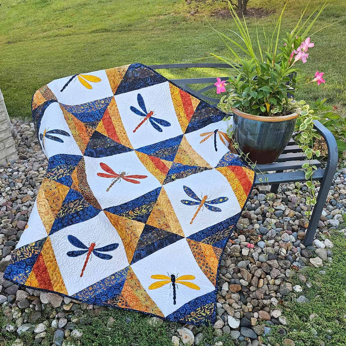 Dragonfly quilt