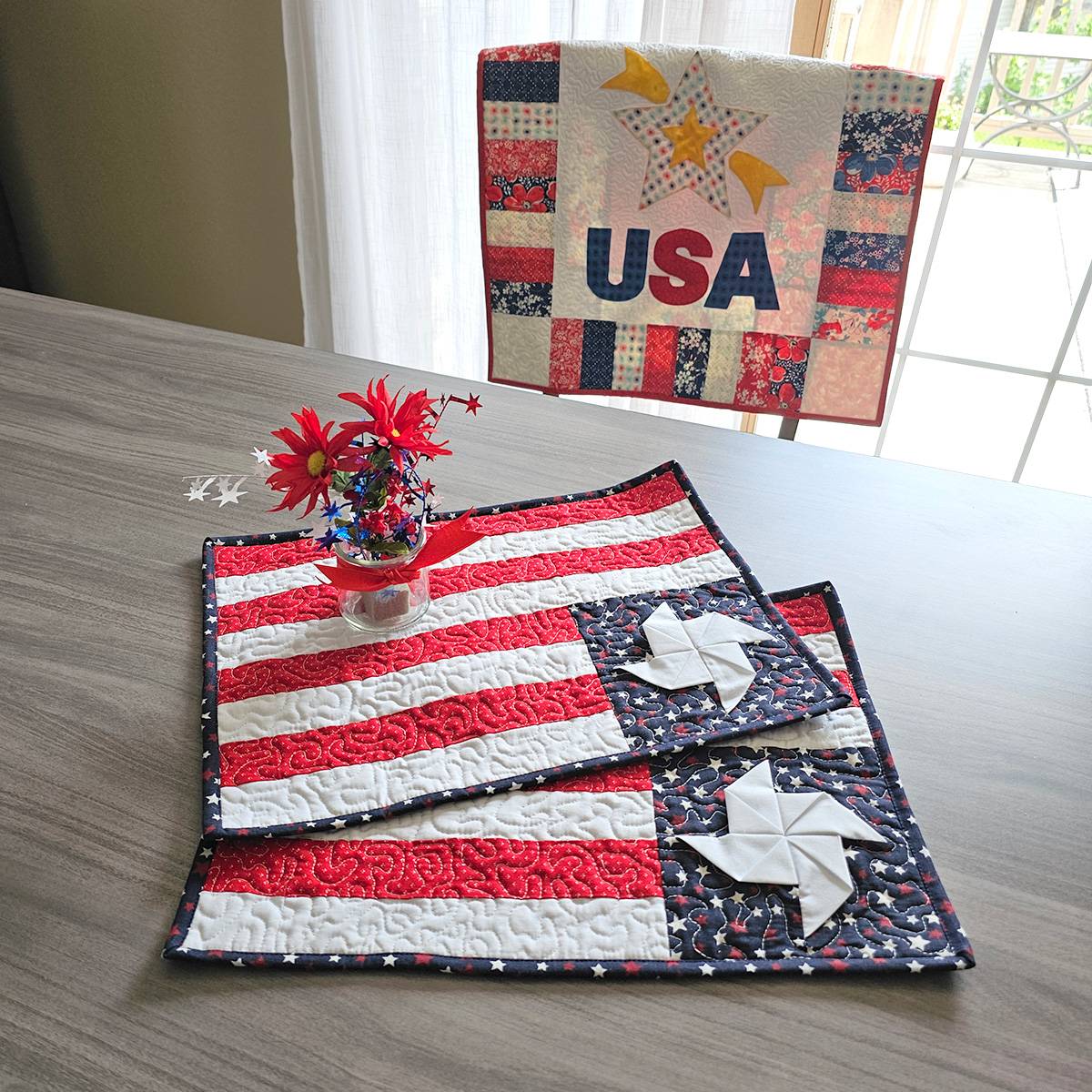 Red, white & blue quilt tutorials
