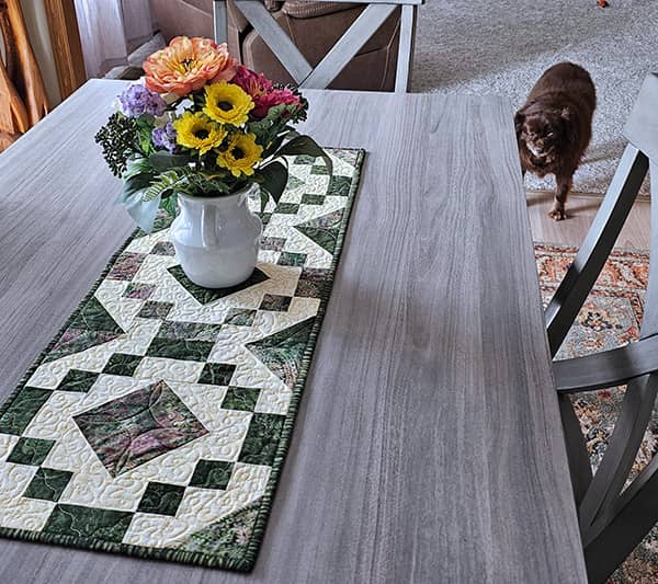 Table runner from the past