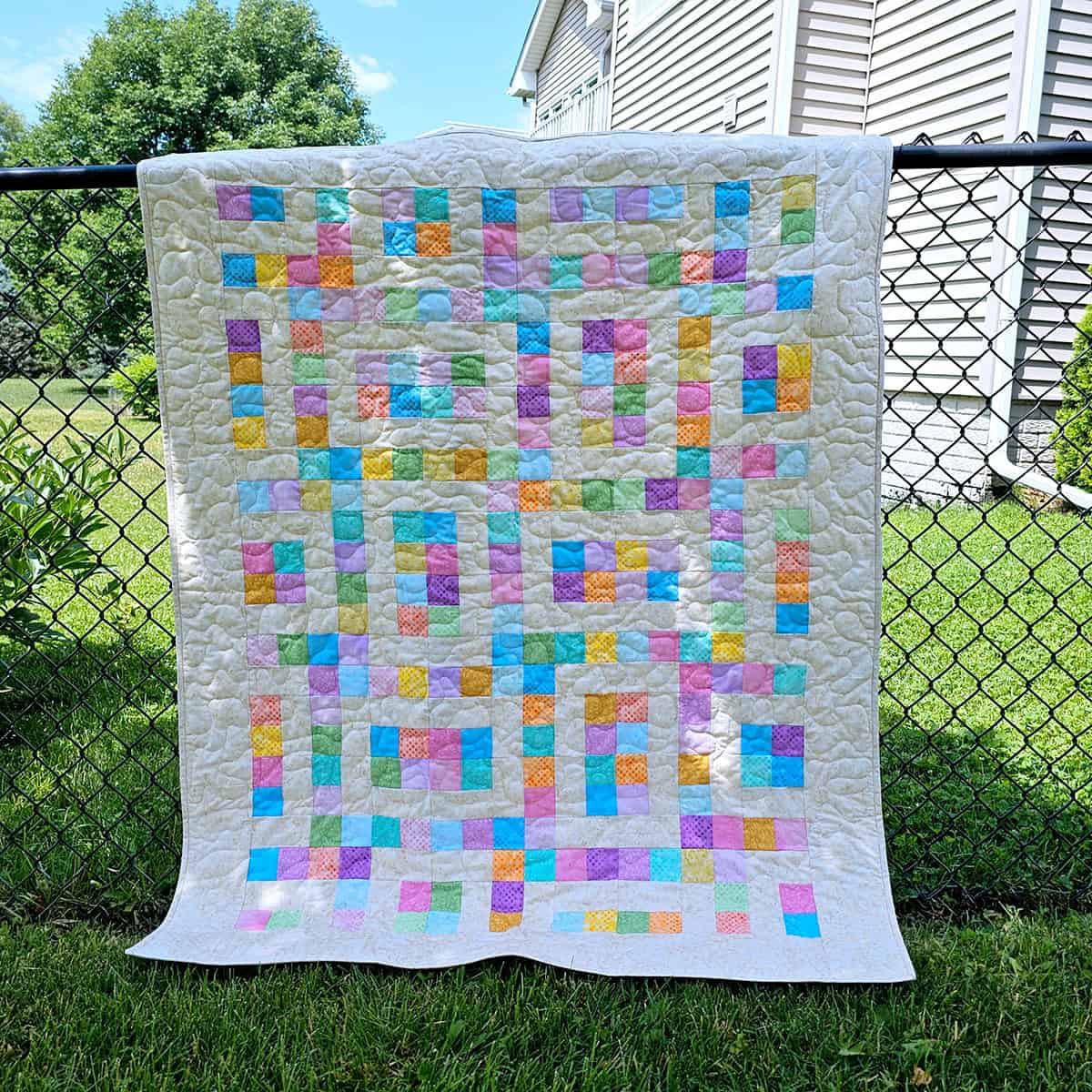 Sheer Bliss Hopscotch quilt