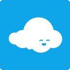 Cumulus logo, a smiling cloud
