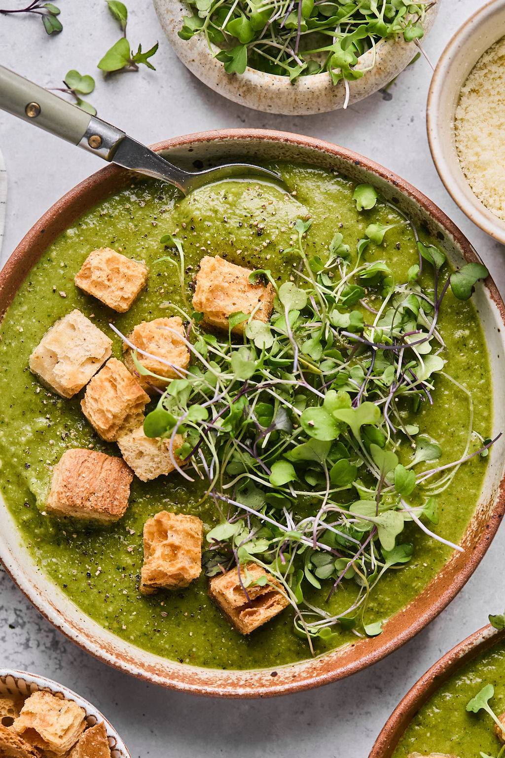 Photo of Easy Green Soup from the meal plan.