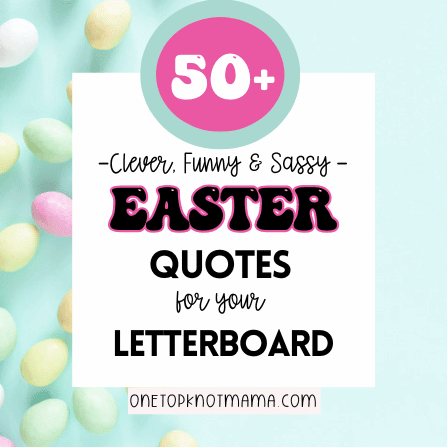 Easter quotes letterboard featured blog image