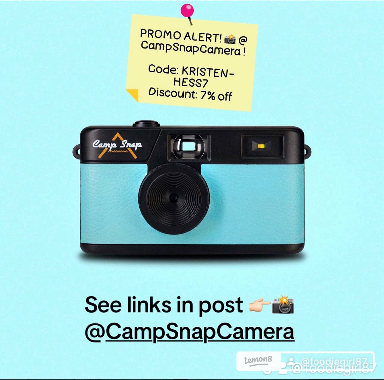 New Promo with Camp Snap Cameras ?
