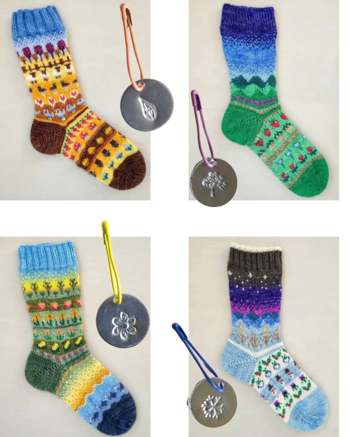 I’ve been working on a small collaboration behind the scenes, and I’m so happy to finally share it 🧶✨
@dreamspelldyeworks is putting together these beautiful Stardew Valley sock kits for @capetownyarnfest, and I had the privilege of making the stitch markers for them. Each one is inspired by the four seasons — a little detail to add something special to the making process.
I love how these came together, and I can’t wait for you to see them in person ☀️🍂❄️🌷

#dreamspelldyeworks #oakwoodknits #capetownyarnfestival2026 #handdyedyarn #indiedyer