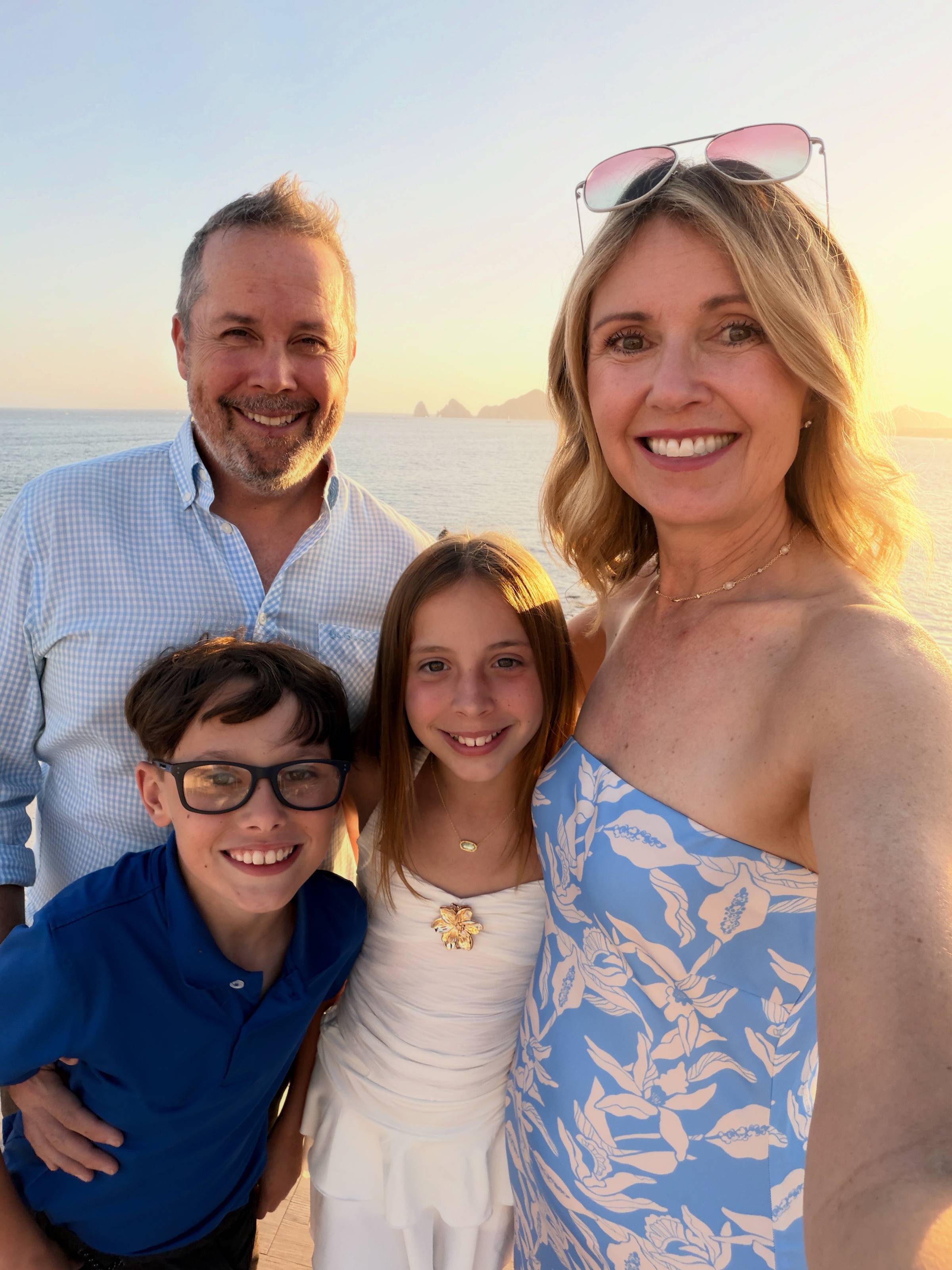 Family photo — eating well to stay around longer for the people who matter most