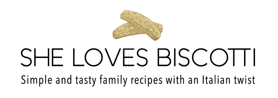 Logo for she loves biscotti